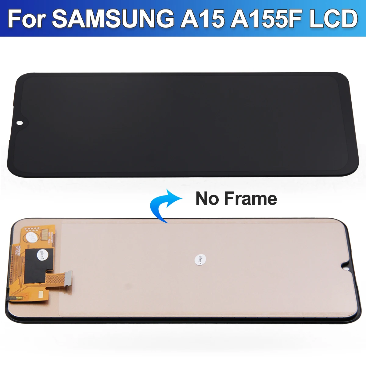 6.5\'\' Tested For Samsung A15 SM-A155F LCD Display Touch Screen Digitizer Assembly Replacement For Samsung A15 5G SM-A156B LCD