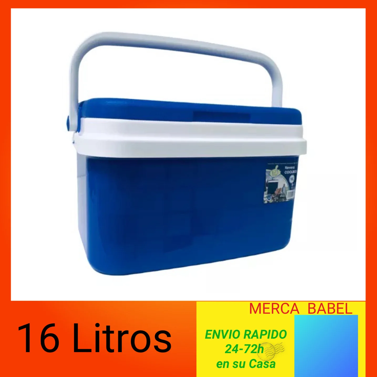 Nevera Portátil De Plástico Rígido Térmico Con Asa Para Mantener Bebidas Y Comida Frías Ideal Para Playa Excursiones Al Aire Libre Jardín Camping Barbacoas Tamaños 10L 16L 25L 32L