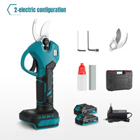 30mm Cordless Brushless Electric Pruning Shears 2 Gears Rechargeable Fruit Tree Bonsai Pruning Power Tool For Makita Battery