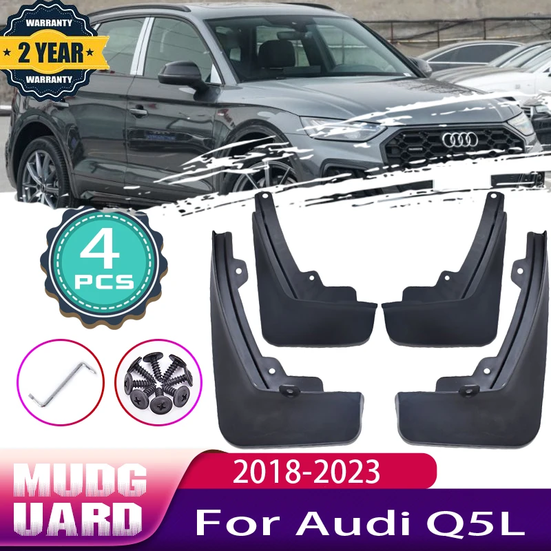 

Автомобильные брызговики Fender для Audi Q5L 2018 2019 2020 2021 2022 2023 Брызговики для выпечки Краска Брызговики Наклейки Аксессуары