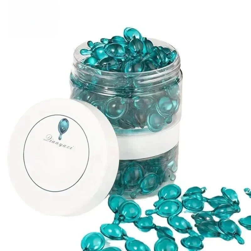 Capsule de Peptide de cuivre bleu, sérum pour le visage, raffermit, raffermit, hydratant de nuit, repulpant et radieux, soins pour la peau, rajeunissement, 50 pièces