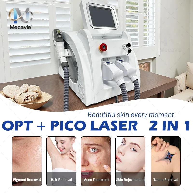 

Новинка 2026: Аппарат 2-в-1 для косметологии – IPL OPT для удаления волос, ND Yag лазер для удаления татуировок, омоложение кожи, карбоновый пилинг, эпилятор