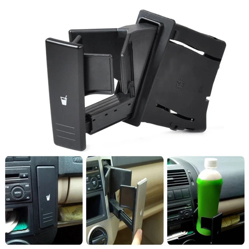 Car Center Console Cup Holder Card Slot for Polo 9N 2002 2003 2004 2005 2006 2007 2008 2009 2010 6Q0 858 602 Car Drink Holders