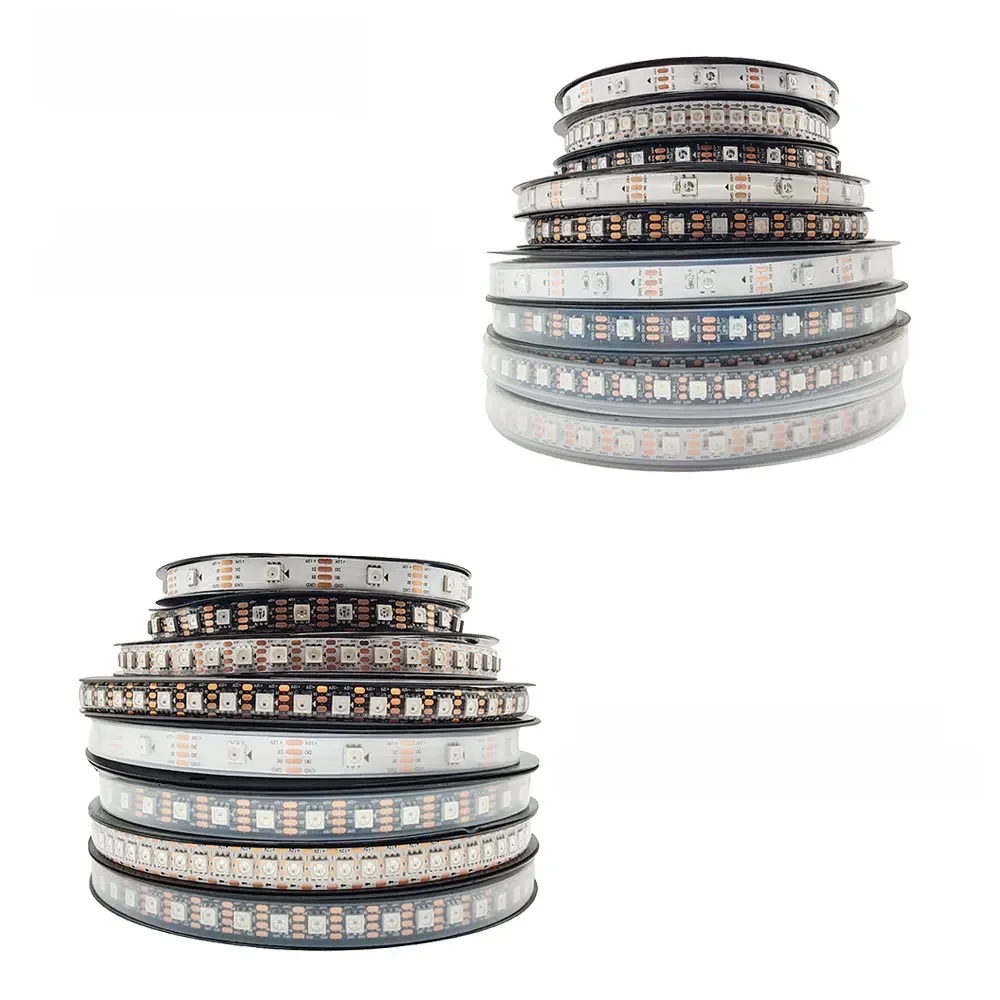 Ws2812b ws2815 30/60/74/96/144Pixel/LEDs/m RGB Smart LED-Streifen ws2812 rgbic individuell