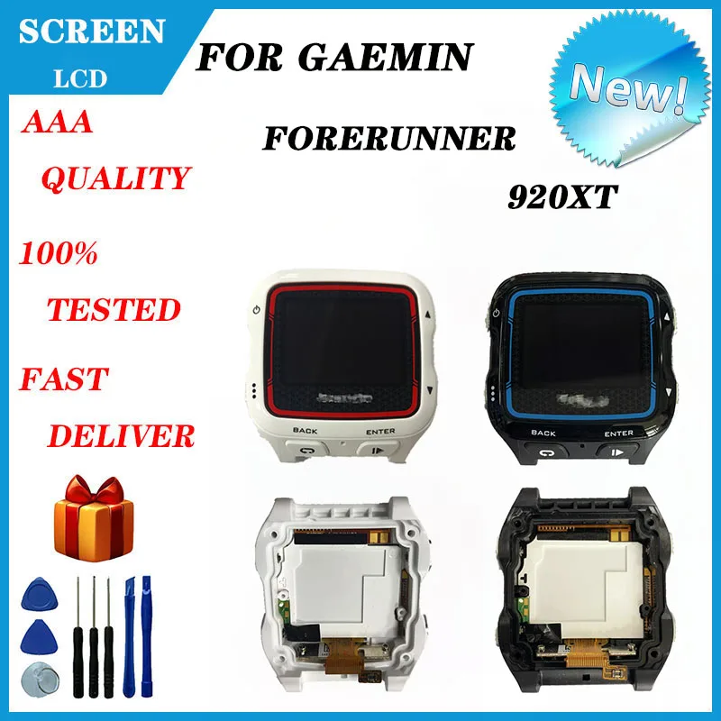 Original Complete LCD Screen Display for Garmin Forerunner 920XT 920 XT GPS Watch Original Repair Parts Replacement LCD Screen