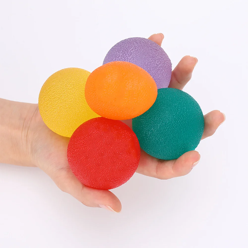 Hand exercise ball rehabilitation silicone grip fitness measurement