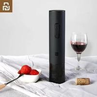 Xiaomi Huohou Automatic Bottle Opener Electric Red Wine Openers Stopper Fast Decanter Wine Corkscrew Foil Cutter Cork Out Tool