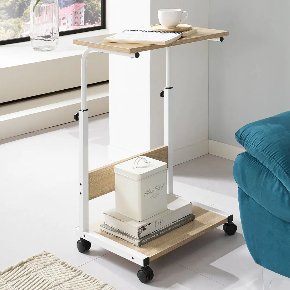 Kimo Km-T3031 طاولة جانبية أفقية قابلة للتعديل بارتفاع متنقل أريكة سرير مكتب صغير مساعد