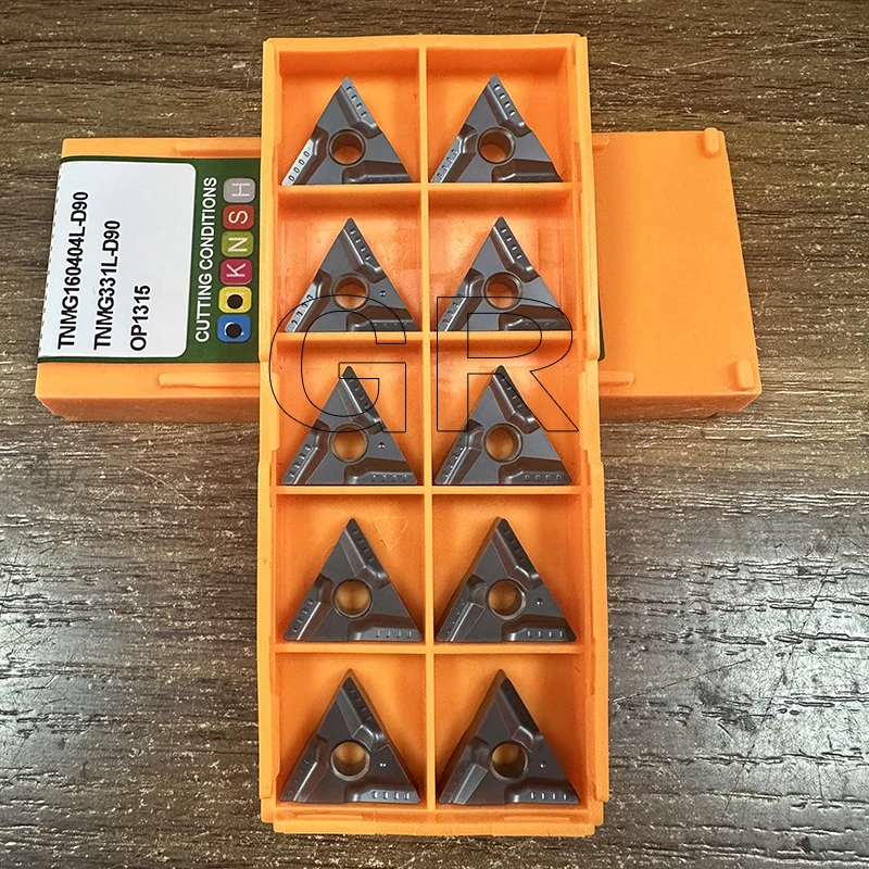 

10pcs TNMG160404L-D90 OP1315 TNMG160404L /TNMG160408L-D90 OP1315 TNMG160408L carbide turning insert For Steel , stainless steel