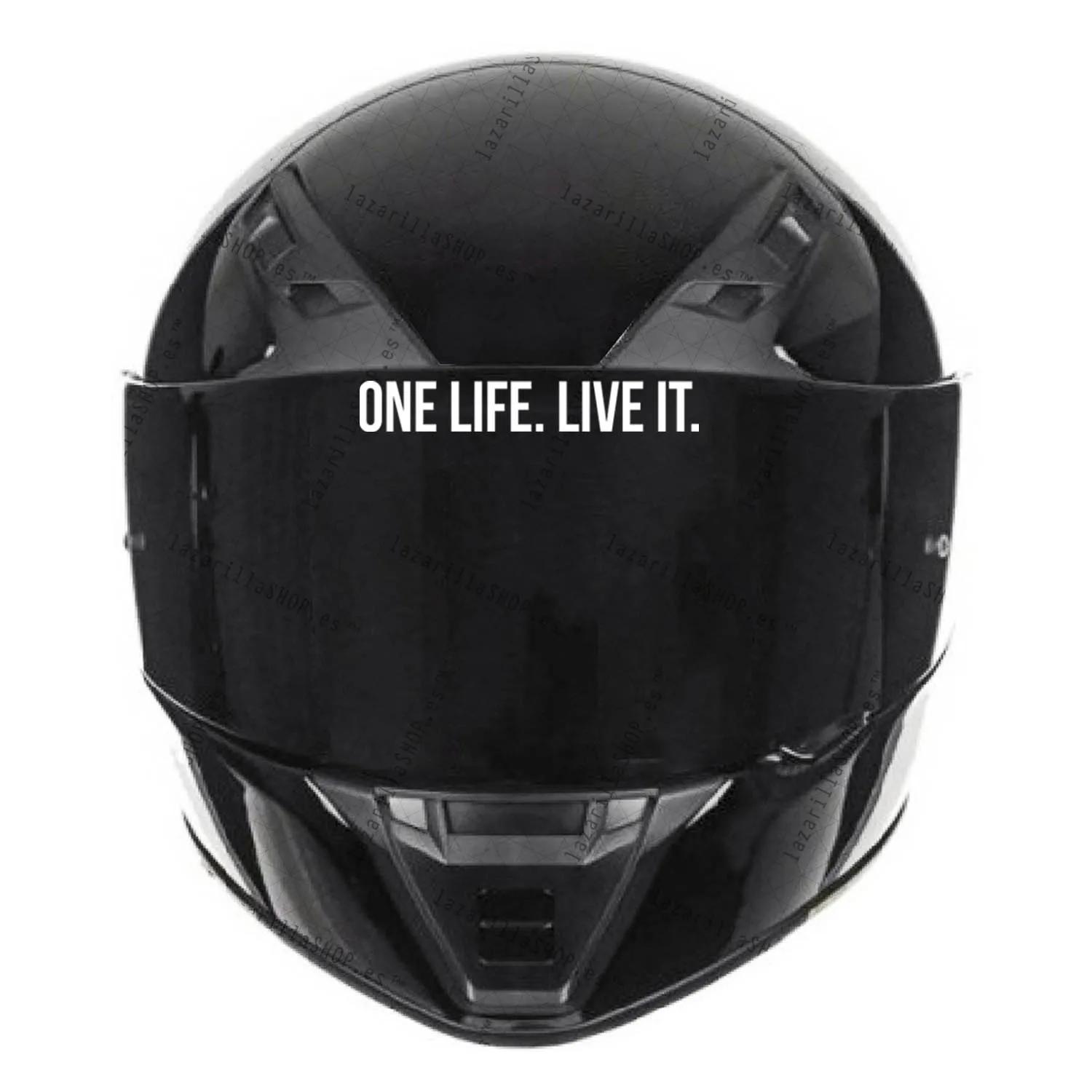 2x ONE LIFE.LIVE IT Vinyl Stickers for Motorcycle Helmet, High Quality Vinyl Decal, Life Vivid, Carpe, Diem, Pass sports adventure, Various Colors,