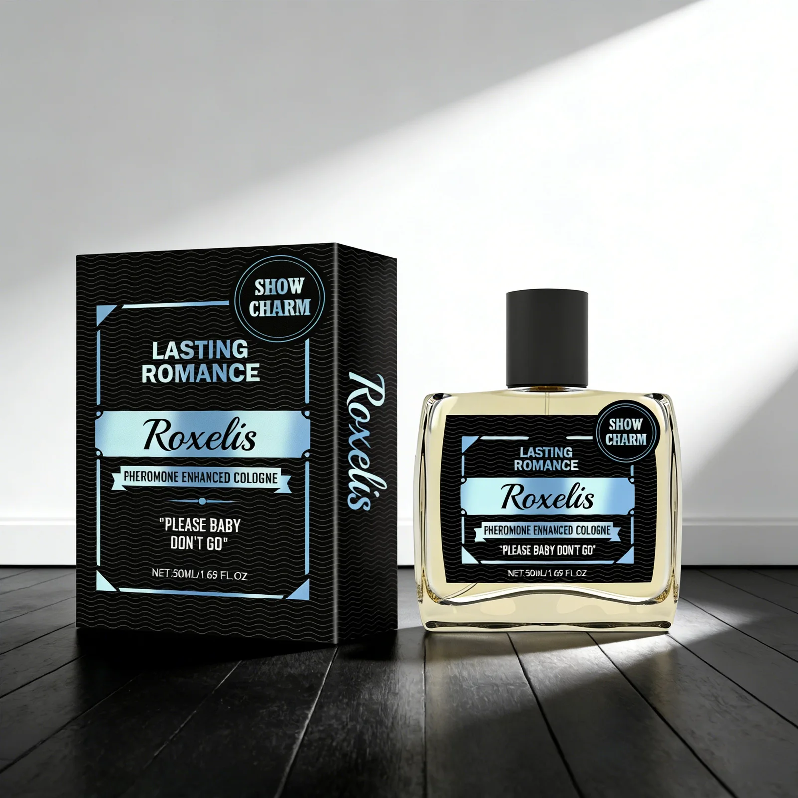 

ROXELIS 50ml Pheromone Enhanced Cologne Parfum Of Man Attract Woman Lasting Cologne Eau De Toilette Men's Fragrance Style