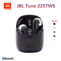 Original JBL Tune 225TWS True Wireless Bluetooth Earphones JBL T225 Stereo Earbuds Bass Sound Headphones Headset with Mic