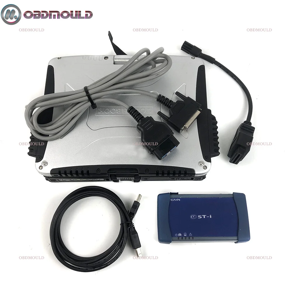 

For Denso DST-i for Kubota Diagnostic Tool with CF19 laptop Diagmaster PYTHON Interface Diagnostic Tool