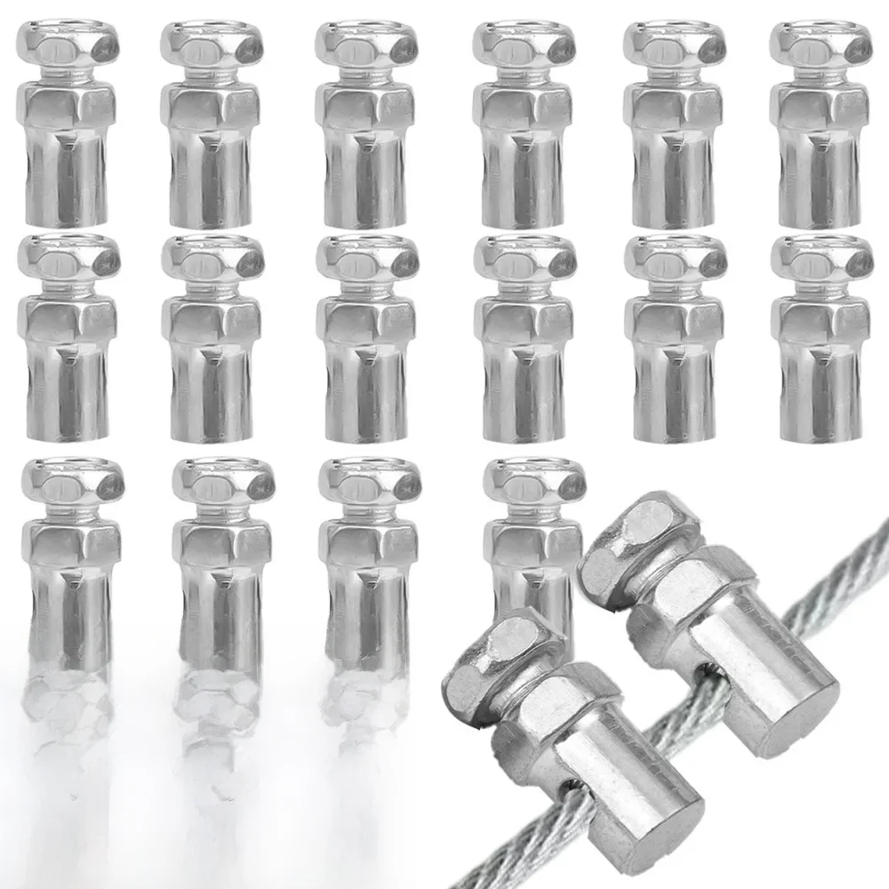 AliExpress Metal Throttle Cable Clamp Clips Universal Motorcycle E-Bike Flameout Cable Adjustment Fixator Wire Rope Fixing Buckle Screw