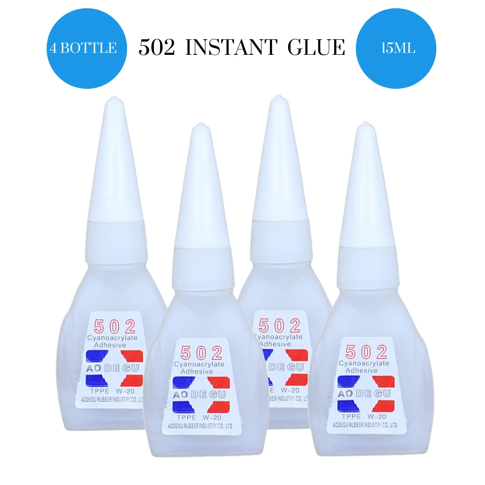 15ML Cyanoacrylate Instant Glue Strong Adhesive DIY Liquid Jewelry Toy Shoes Super Quick Drying Transparent Glue