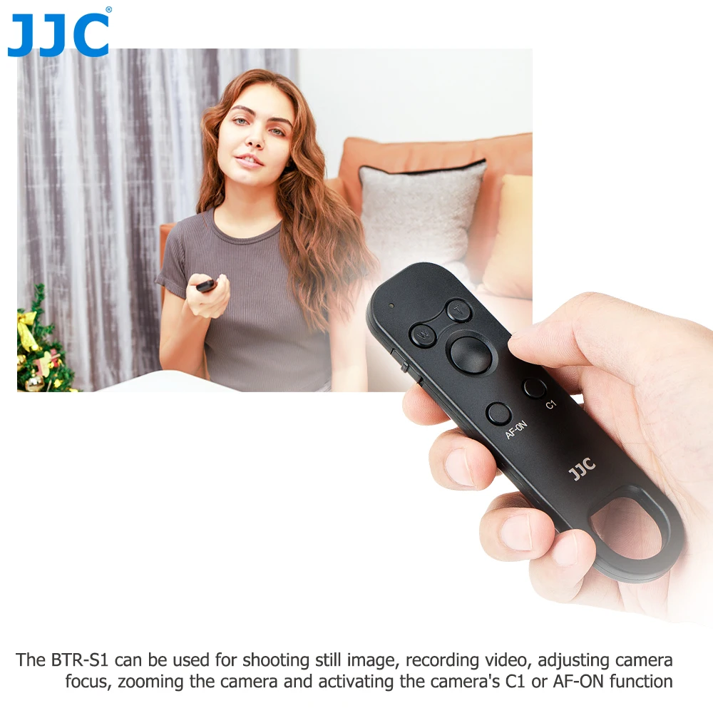 JJC RMT-P1BT Bluetooth Wireless Remote Control for Sony RX100 VII A6700 A6600 A6100 A7CR A7C II A7CII A7IV A7III A7R IV III A7