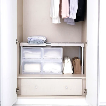 싱크대 정리함 및 보관, 주방 정리정돈 랙, 이중 슬라이딩 캐비닛 서랍, 다목적 보관 선반 