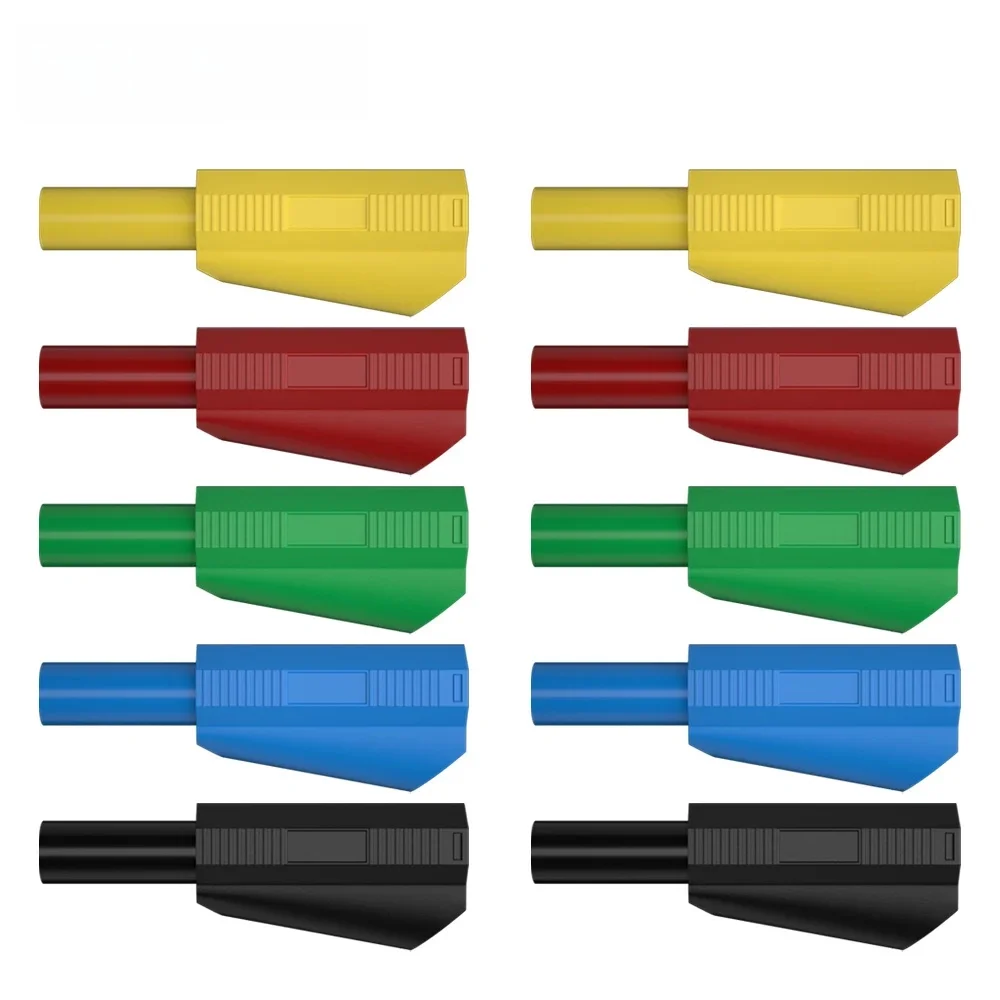 QSS 10 sztuk 4MM wtyczka bananowa bezpieczeństwa płaszcza kosz druciany złącze lutowane DIY narzędzia elektryczne Q.10042 — zdjęcie 2