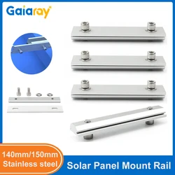 Solar Panel Mount Rail Connector Splice Kit Photovoltaic Support Rail Connector PV Panel Bracket Mount Kit For Connect And Fix