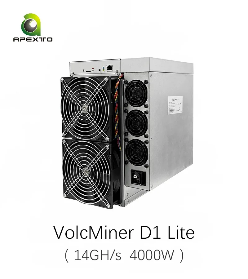 НОВЫЙ VOLCMINER D1 Lite 14Gh/s 4000W Litecoin Dogecoin Bells Майнер