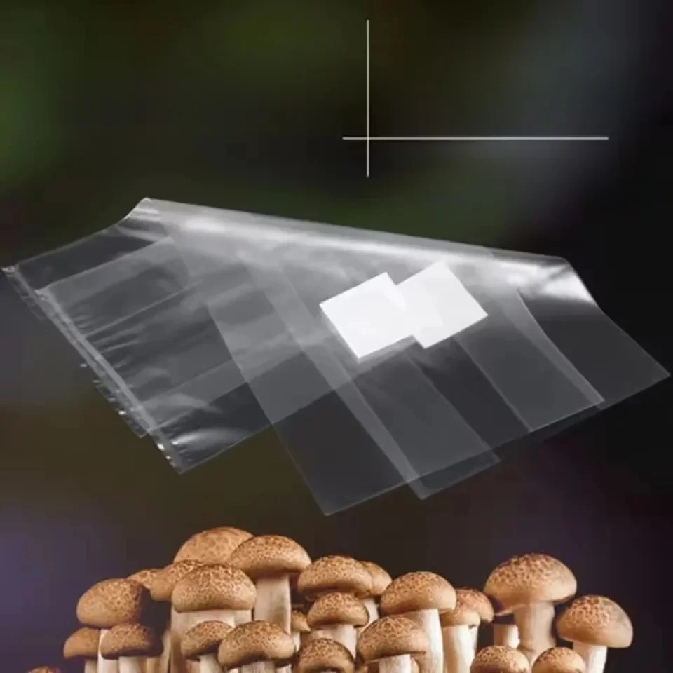 AliExpress NONE Mushroom Grow Bag, 100PCS Polypropylene Heat Resistant Bags, Ideal For Fungus And Grains, Shortened Mycelial Fermentation Cycle