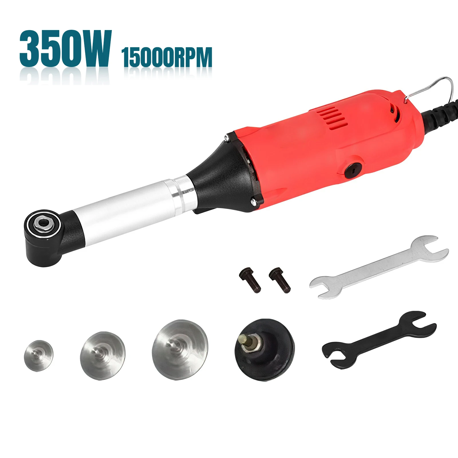 15000 دورة في الدقيقة 6 تروس مايكرو زاوية كريندر 90 °   آلة طحن الكوع الكهربائية أدوات السباحة الملمع لبلاط السيراميك