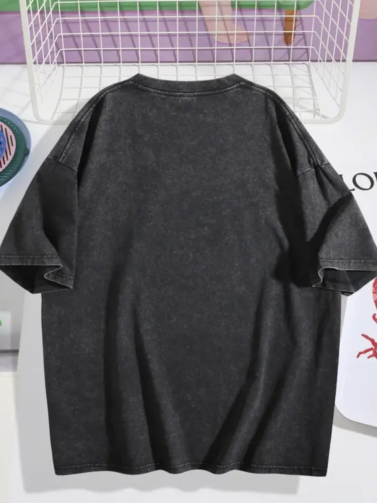 綿100% ウォッシュド生地 ユニセックス ウォッシュドスウェットシャツ ヴィンテージ風 レディース メンズ 軽量で通気性があり、柔らかく快適