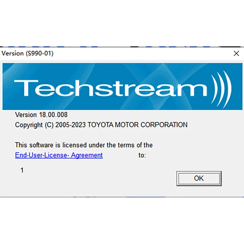 Newest Version FOR TOYOTA TIS Techstream 18.00.008 Software Link and Active Code Work with MINI VCI MINIVCI