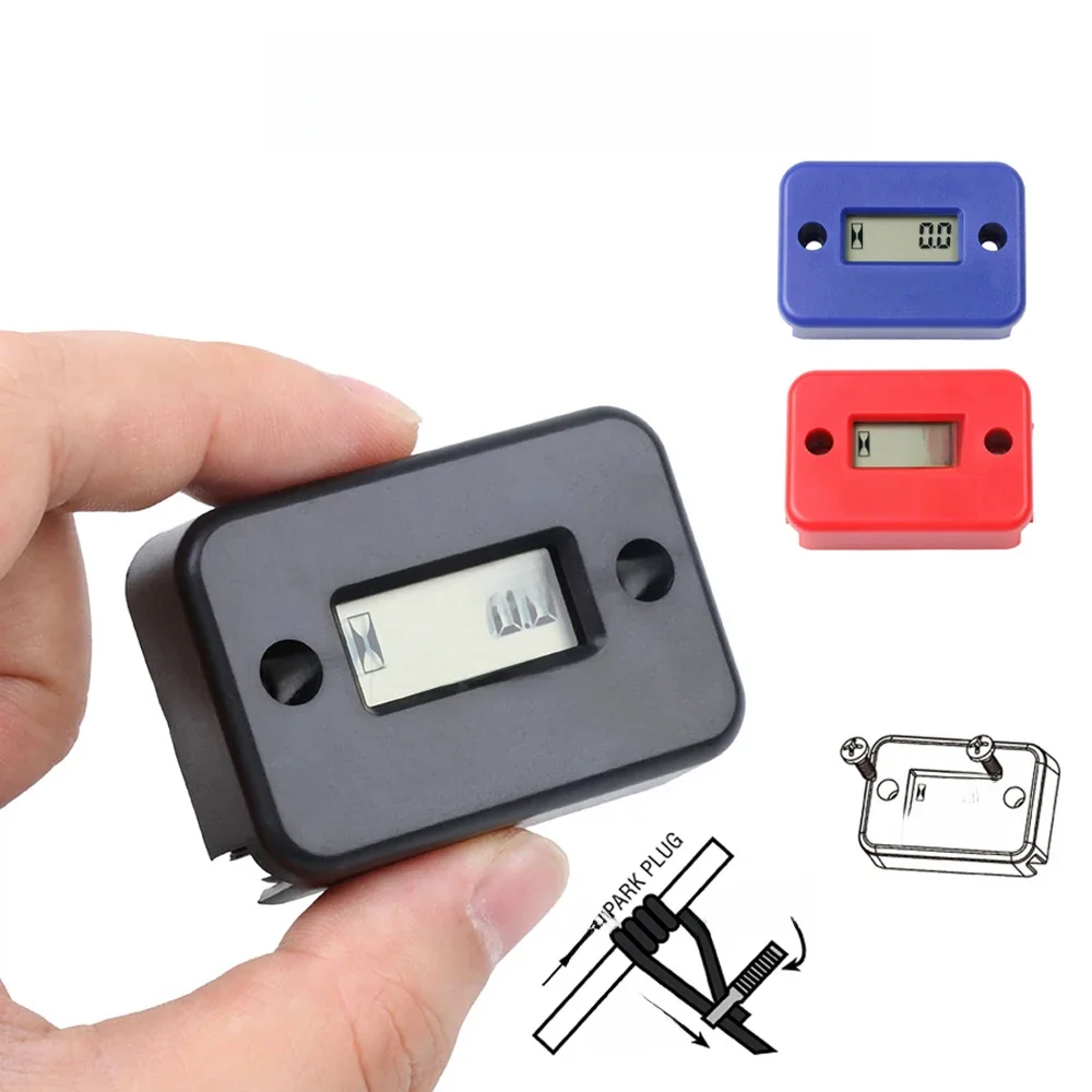 AliExpress kebidumei Inductive Digital Hour Meter gauge LCD Display Hour Meter for Bike Motorcycle ATV Snowmobile Boat