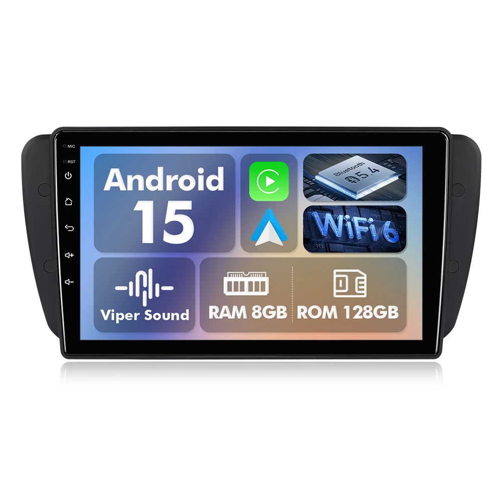ISUDAR T57 Android 15 Radio For SEAT Ibiza 6J IV 4 2008-2015 Multimedia Player CarPlay Android Auto GPS Head Unit Camera WIF