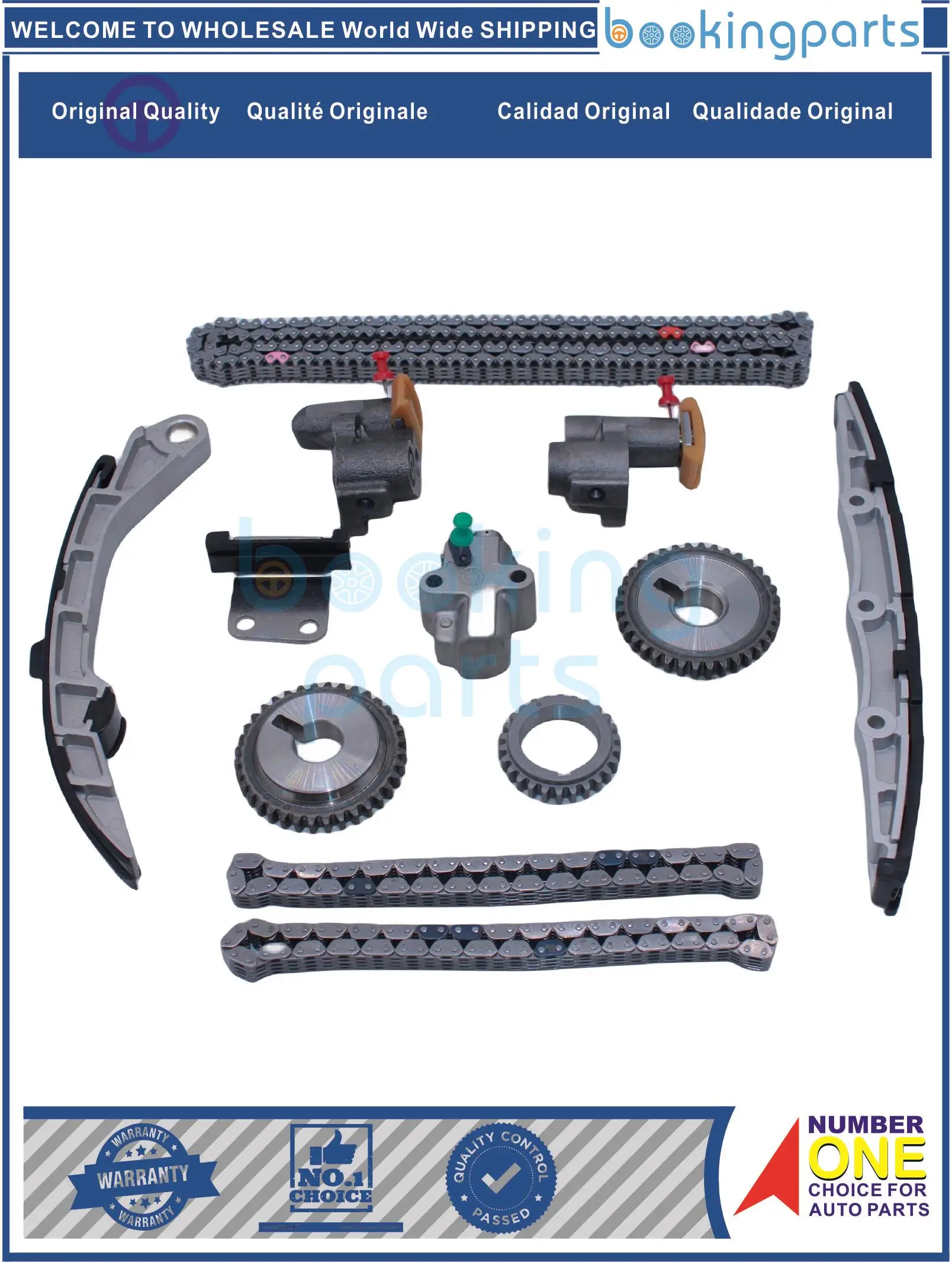 

Timing Chain kit For NISSAN 350Z 03-06/ MURANO 03-07［1KIT］, TIS84338,13070-EY00A ,13070EY00A,13070-8J12C,130708J12C