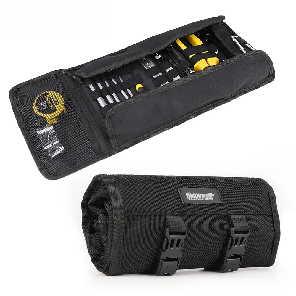 AliExpress Rhinowalk Motorcycle Tool Bag Portable Motor Toolkit Motorcross Tool Storage Bag Pouch Outdoor Repair Working Tool Roll Pack