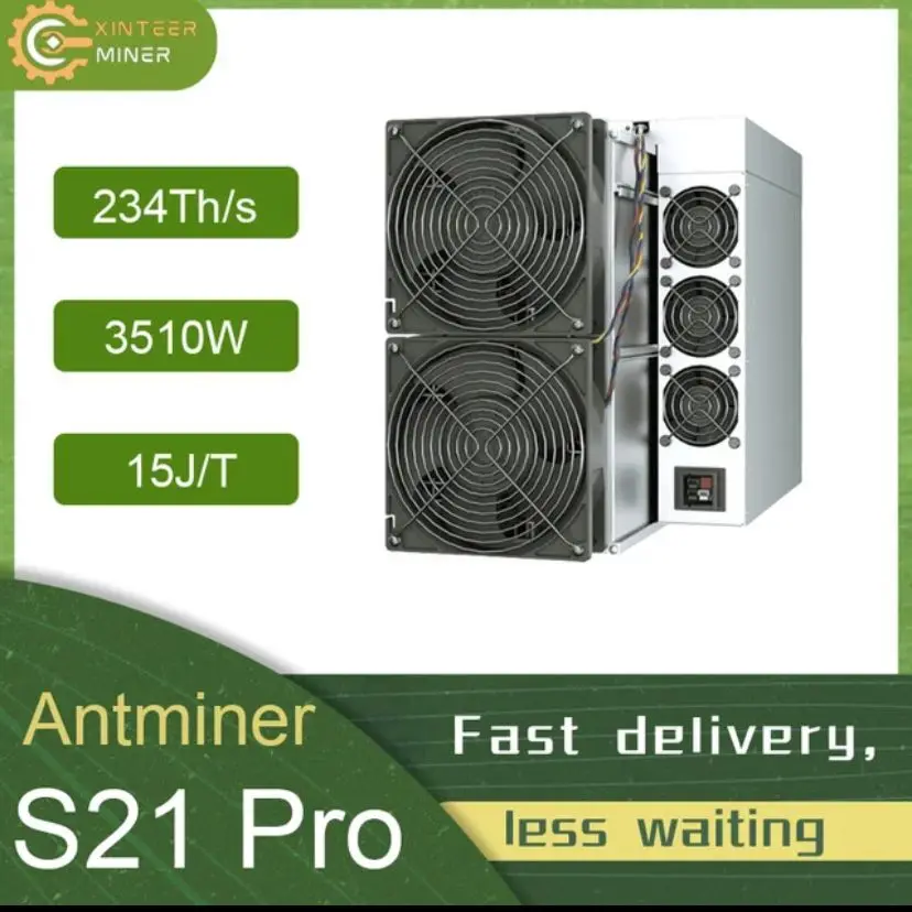 DC BUY 2 GET 1 FREE BITMAIN ANTMINER S21 PRO (234TH / 3510W) - MILLIONMINER