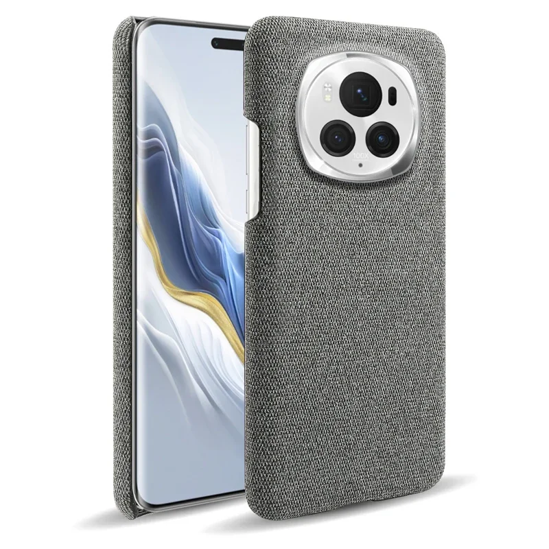 Funda für Honor Magic 6 Pro Fall Hard PC Anti-Rutsch ultra dünne gewebte Textilgewebe Stoff