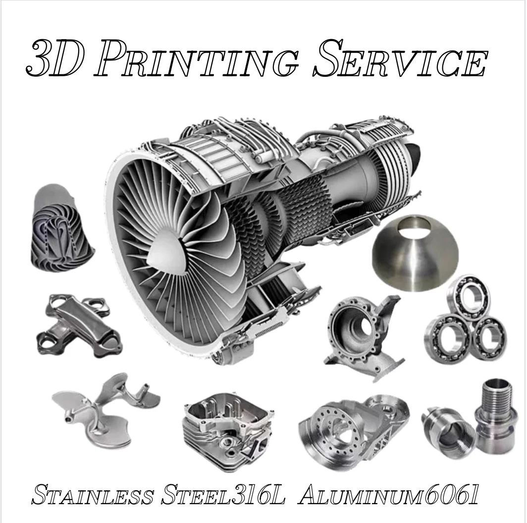3D Printing Service Metal Stainless Steel Aluminum TPU ABS Nylon Carbon Fiber