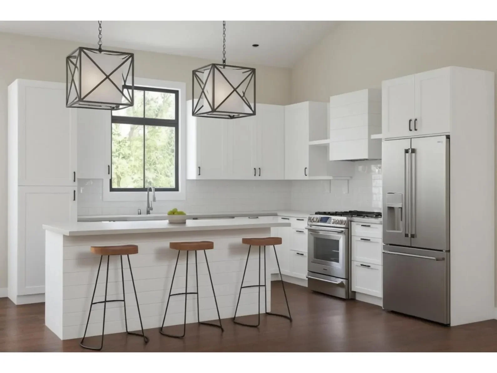 Plans imprimés de chalet de ferme moderne |   Maison Ranch à 2 chambres |   Le livret de plan de noix (sans matériaux)