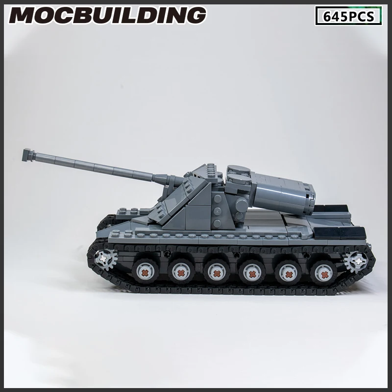 MOC Building Block Military Vehicles Tank Sets Model DIY Army Weapon Bricks Boy Educational Toys Gifts Transport Xmas Present