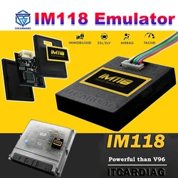 IM118 Emulator V118 ITCARDIAG Universal IMMO off Emulator Immobilizer Diagnostic Tool K-LINE CANBUS Update of SQU OF68 OF80 V96