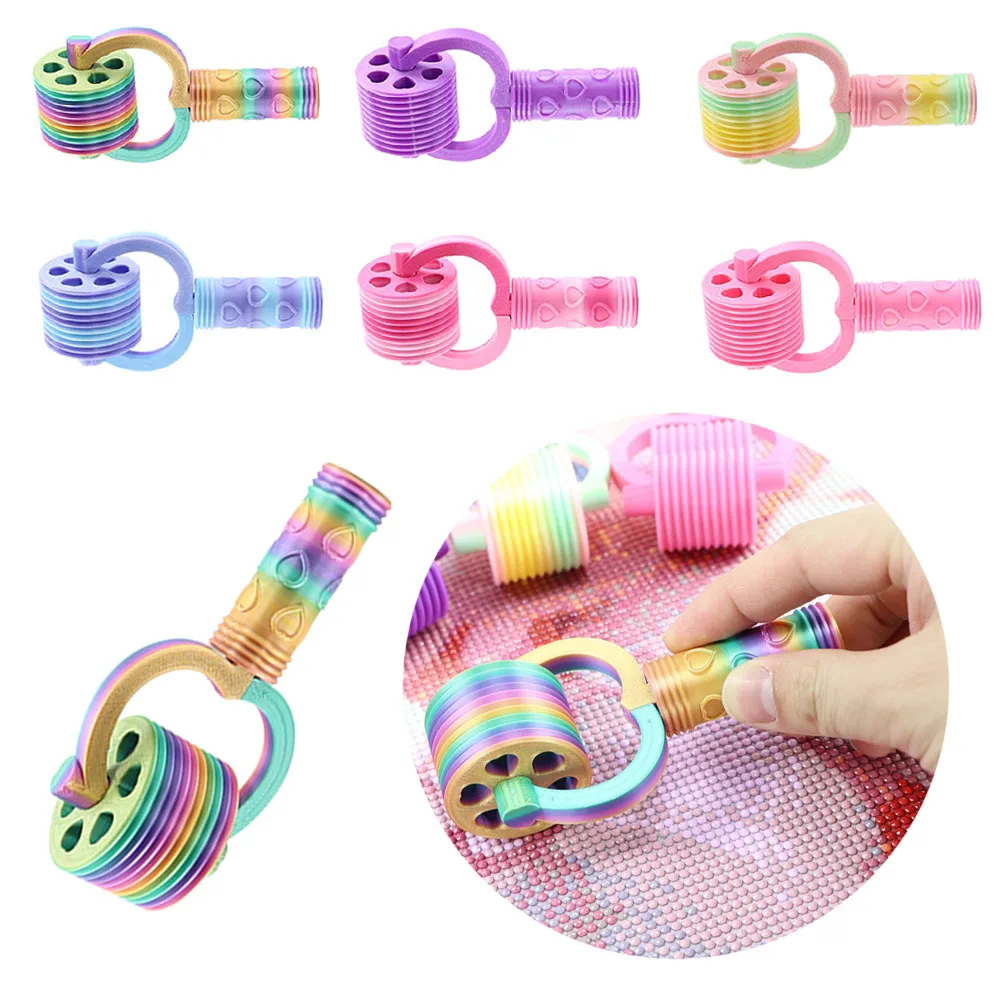 Nuevo rodillo de pintura de diamantes, adecuado para bordado de diamantes de imitación, rodillo de fácil agarre, herramientas y accesorios desmontables.