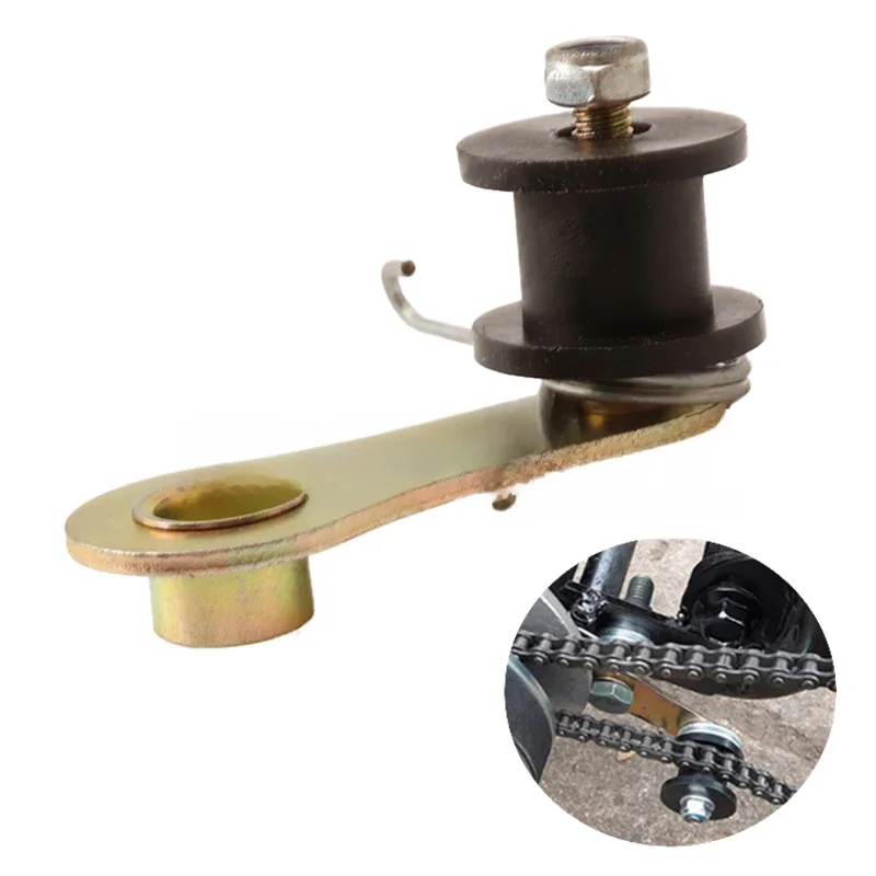 Napinacz łańcucha motocyklowego z prowadnicą rolkową sprężynową do skuterów 50cc 70cc 90cc 110cc 125cc Pit Dirt Bike ATV Quad — zdjęcie 2