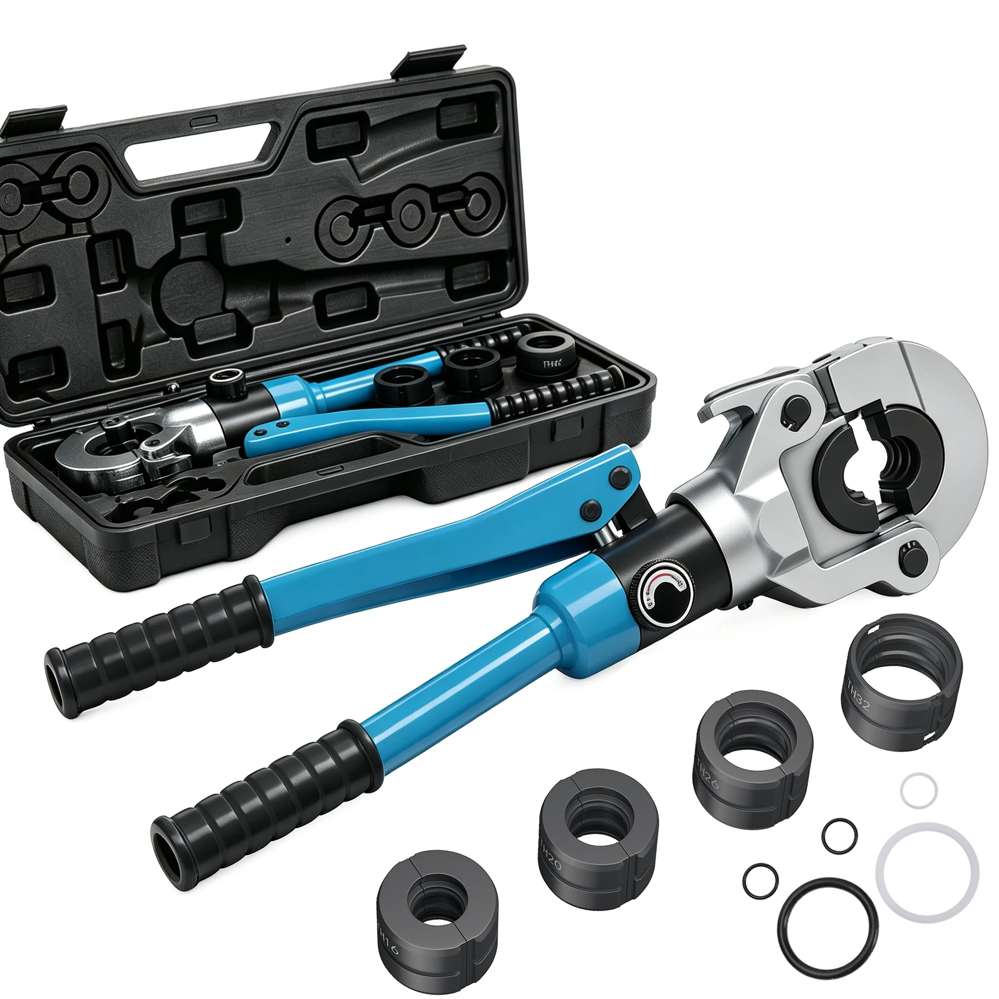 Utensile idraulico per la crimpatura di tubi PEX TH 16-32mm² CW-1632 per tubi in alluminio-plastica PEX PB con stampi da 16 20 25 26 32mm