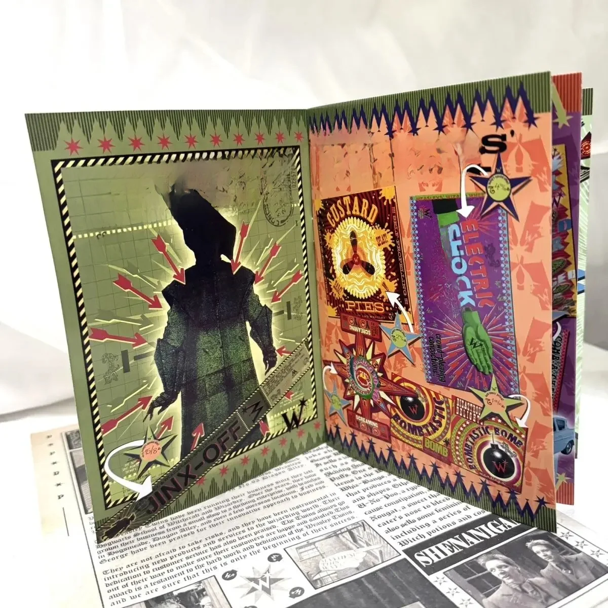 JOYTOP nouveau film magique périphérique Magazine Anime blague magasin Brochure Muggle sang Danger rétro Cosplay accessoires Fan Collection cadeau