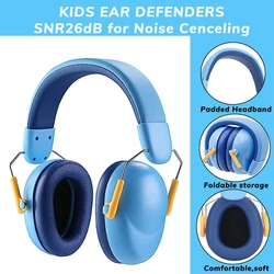 Ear Protection for kids Earmuffs Baby Noise Reduction hearing Defenders children Protector muffs Adjustable Safety NRR 25db