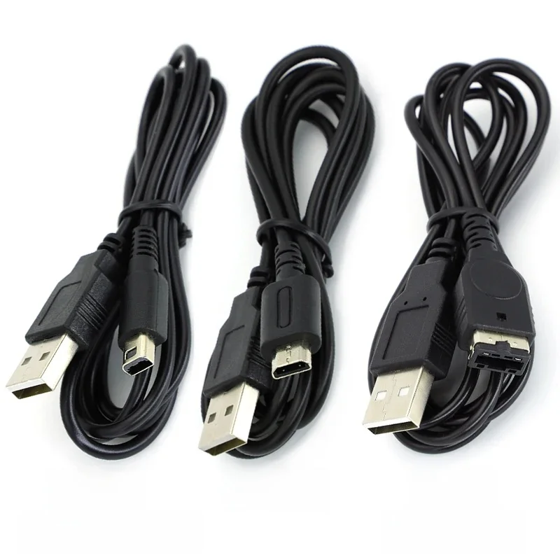 Câble d'alimentation pour chargeur de données USB, 1 pièce, pour DS Lite DSL NDSL pour NDSi 3DS nouveau 3DS XL LL NDS GBA SP