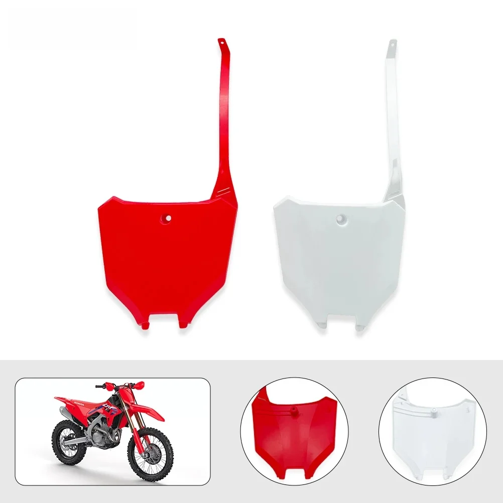 OTOM-Plaque d'Immatriculation Avant de Moto, Couvercle en Plastique, Carénage, Garde-Boue d'Enregistrement pour HONDA CRF250R CRF450RX CRF300RX, 2021-2025