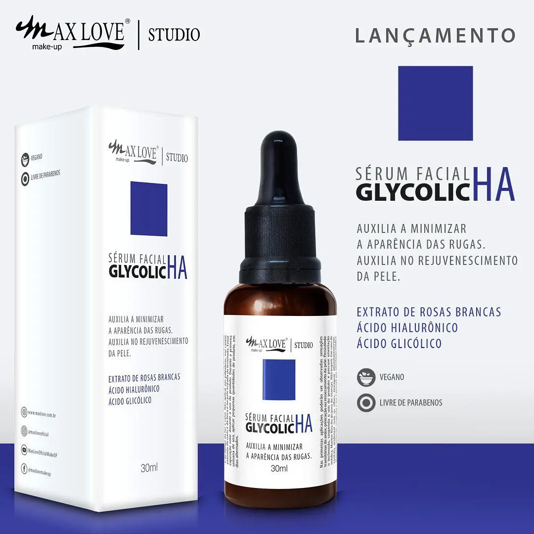 Glycolic HA Facial Serum-Max Love