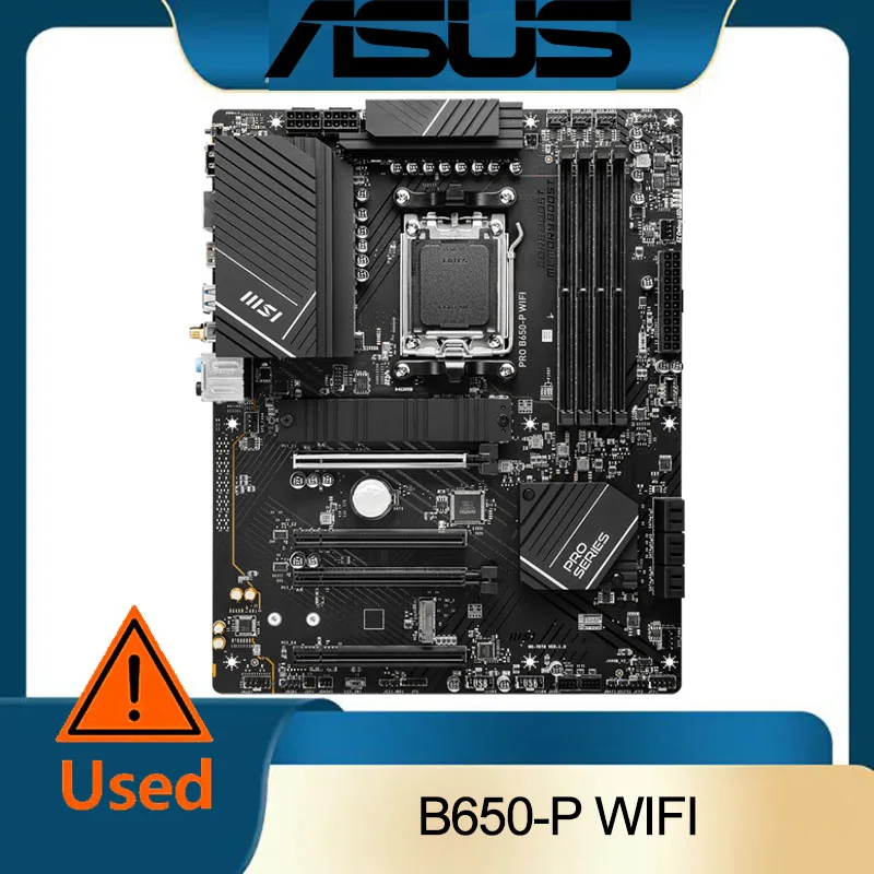 MSI PRO B650-P WIFI AM5 AMD B650 SATA 6Gb/s DDR5 Ryzen 7000 ATX マザーボード