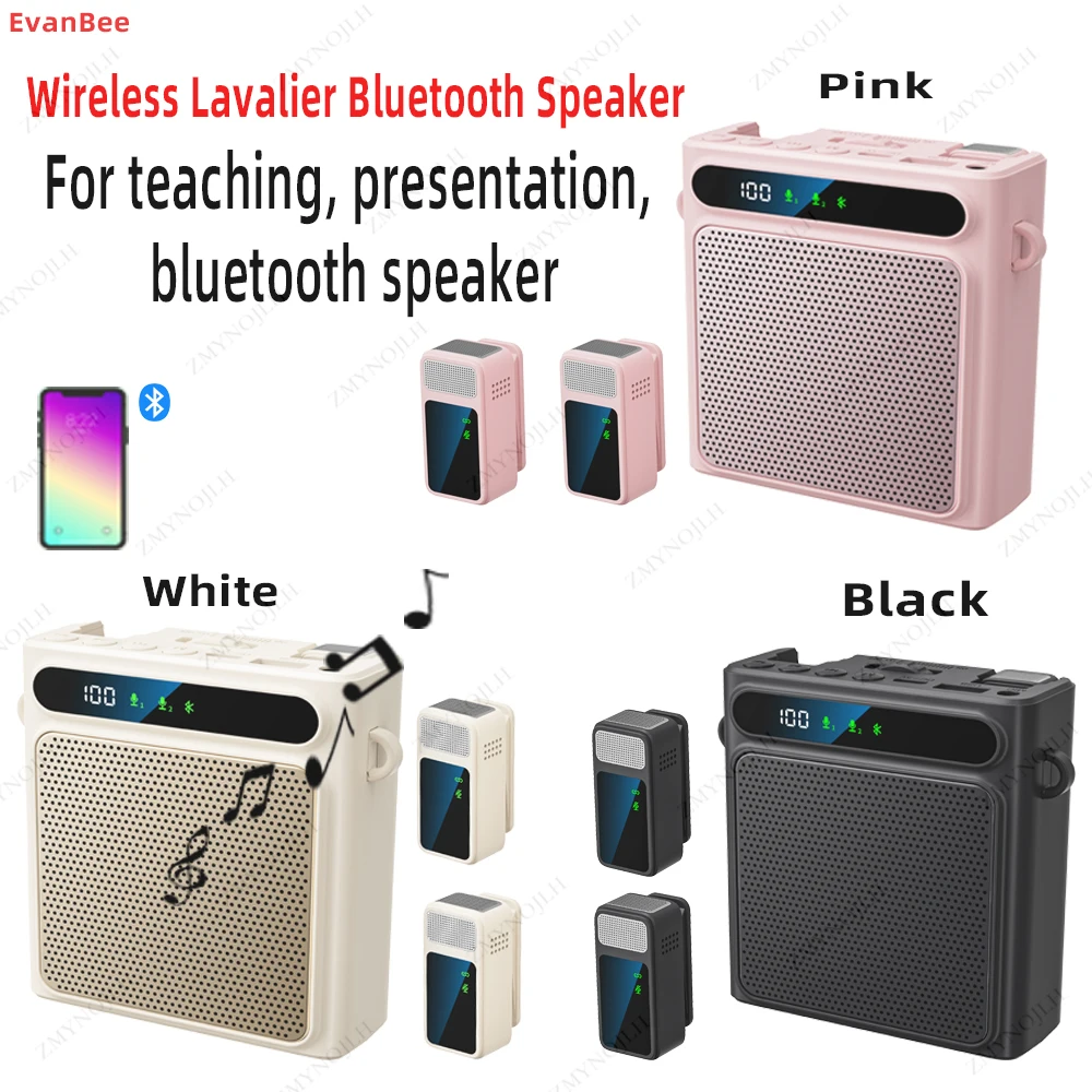 NEW Wireless bluetooth megaphone with clip-on microphone por