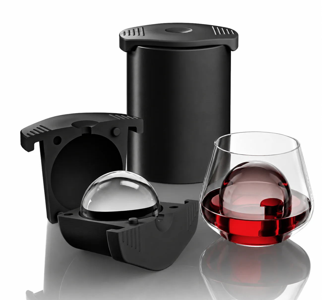 Image of Klare Eisballform, 6 cm Eisballform für Whiskey & Cocktails, Runde Kugel-Eisform, Ideale Geschenke