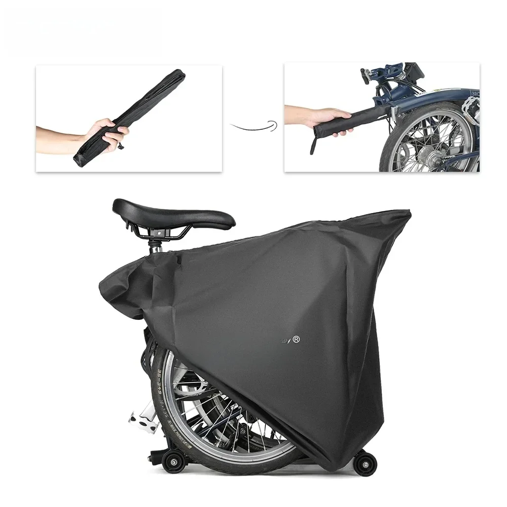 AliExpress Rhinowalk Folding Bike Bag Cover Ultralight Bicycle Carry Storage Bag For Brompton Outdoor Cycling Lightweight Bike Bag Cover